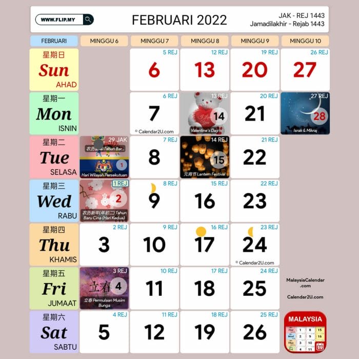 Kalender kuda 2022