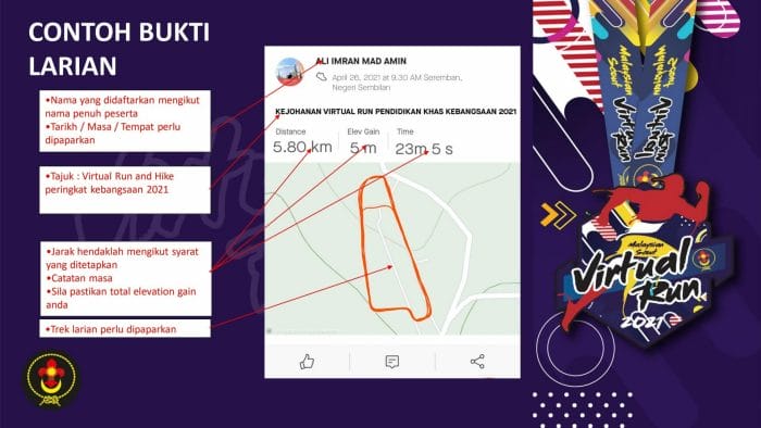 Malaysian Scout Virtual Run & Hike Jarak Apps