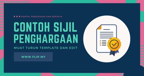 Contoh Sijil Penghargaan FLIP.MY