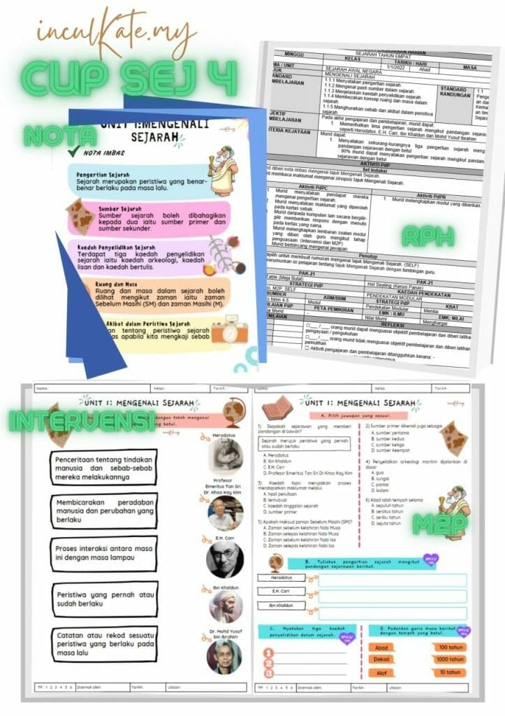 Catch Up Plan Sejarah Tahun 4