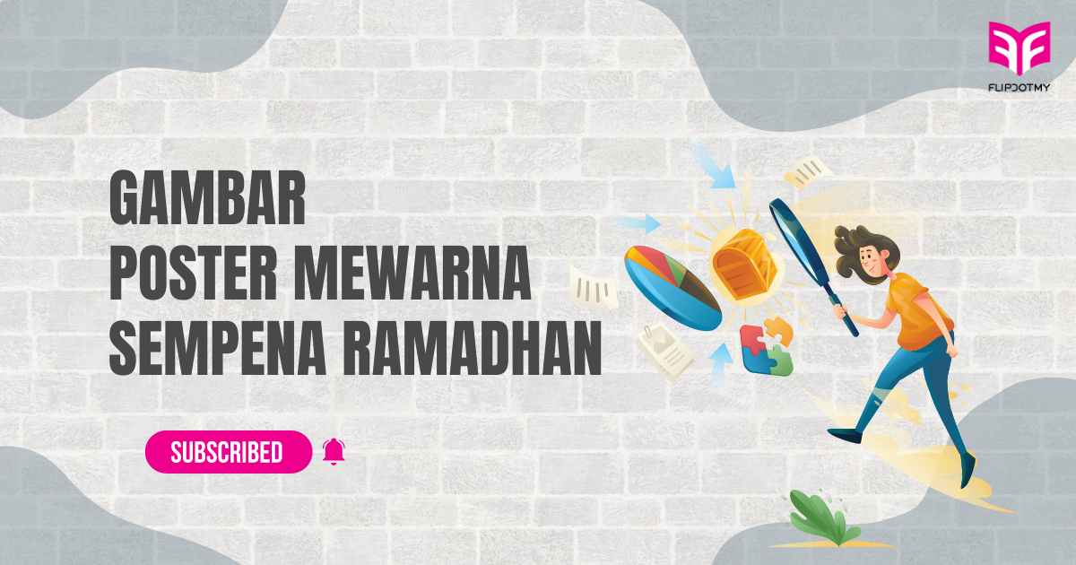 Gambar Poster Mewarna Ramadhan - [FLIP.MY]
